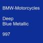 Preview: BMW-Motorcycles, Deep Blue Metallic, 997.